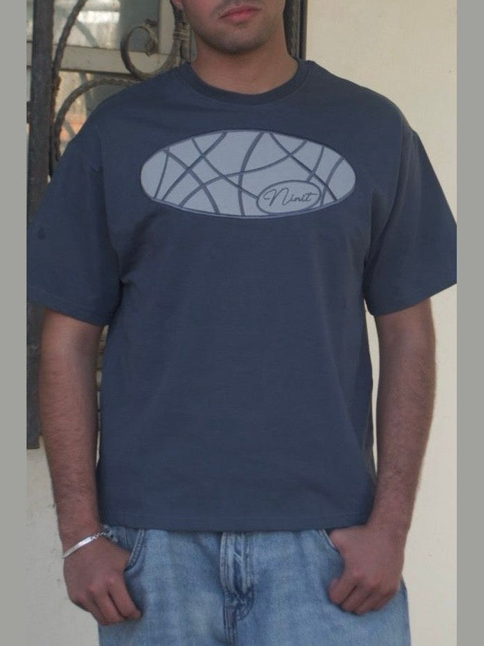Ninit Charcoal Embroidered Tshirt