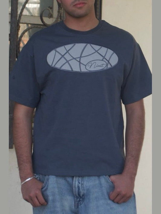 Ninit Charcoal Embroidered Tshirt