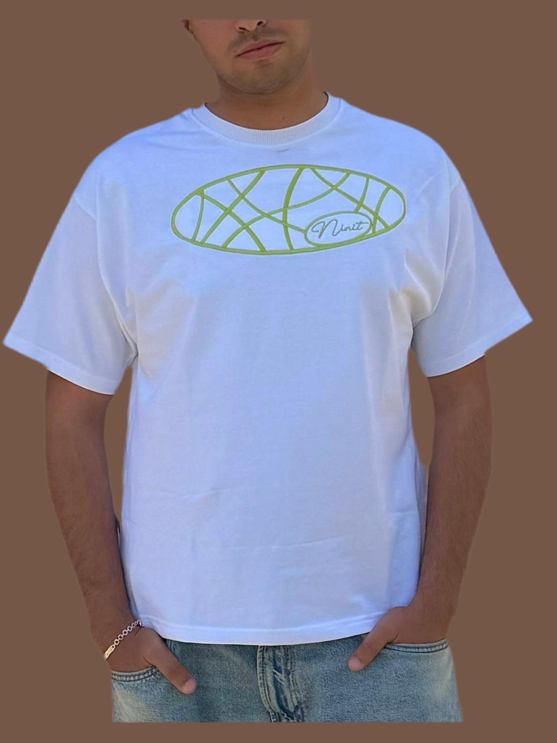 Ninit White Embroidered Tshirt