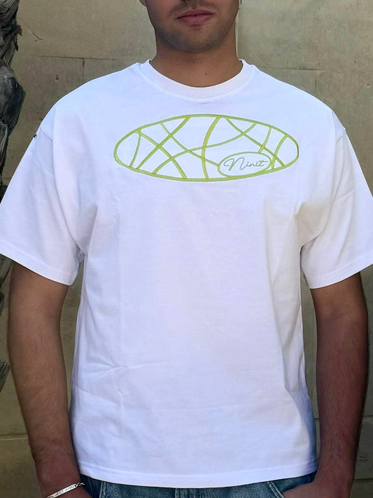 Ninit White Embroidered Tshirt