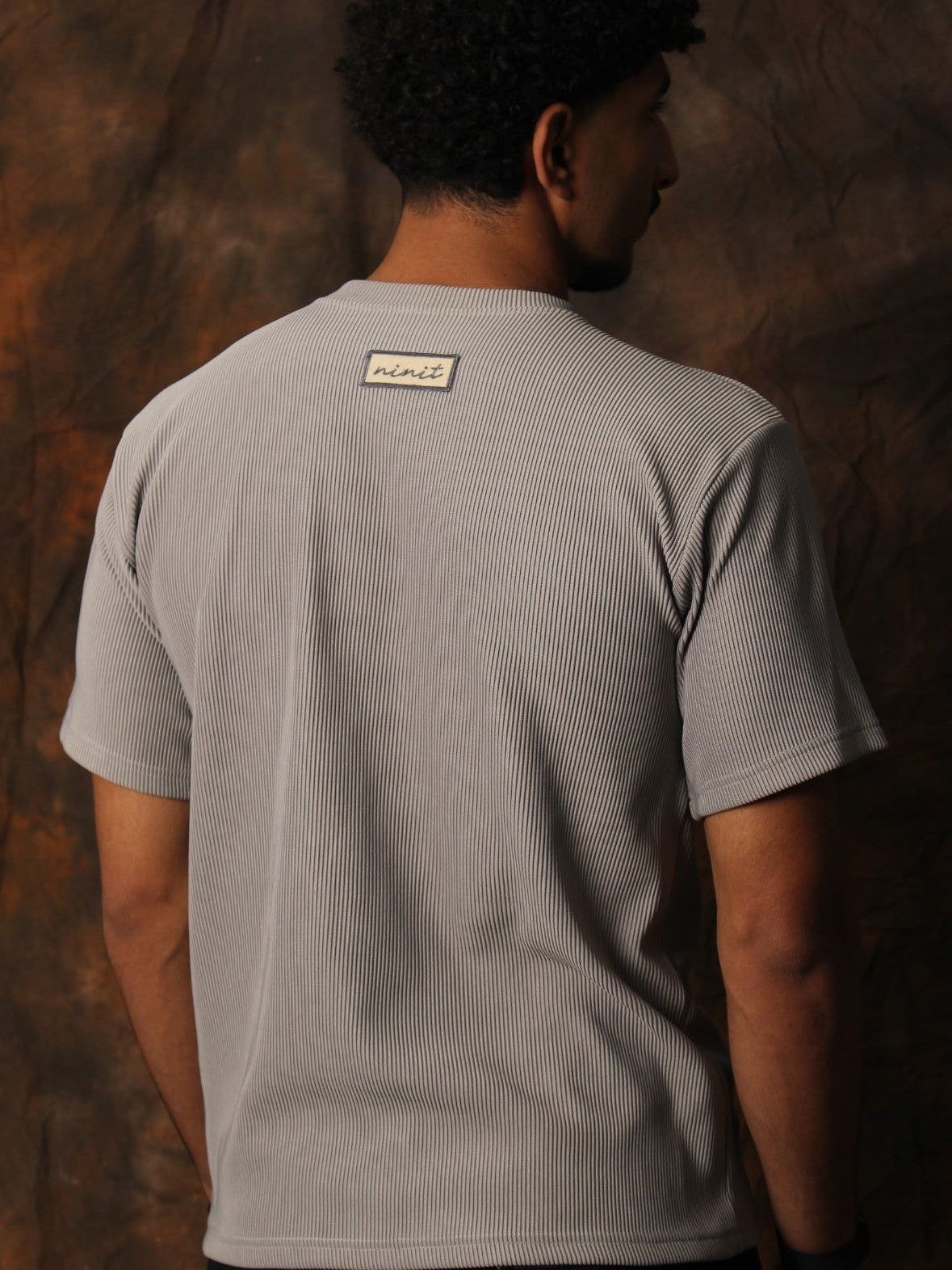Grey Textured Tshirt