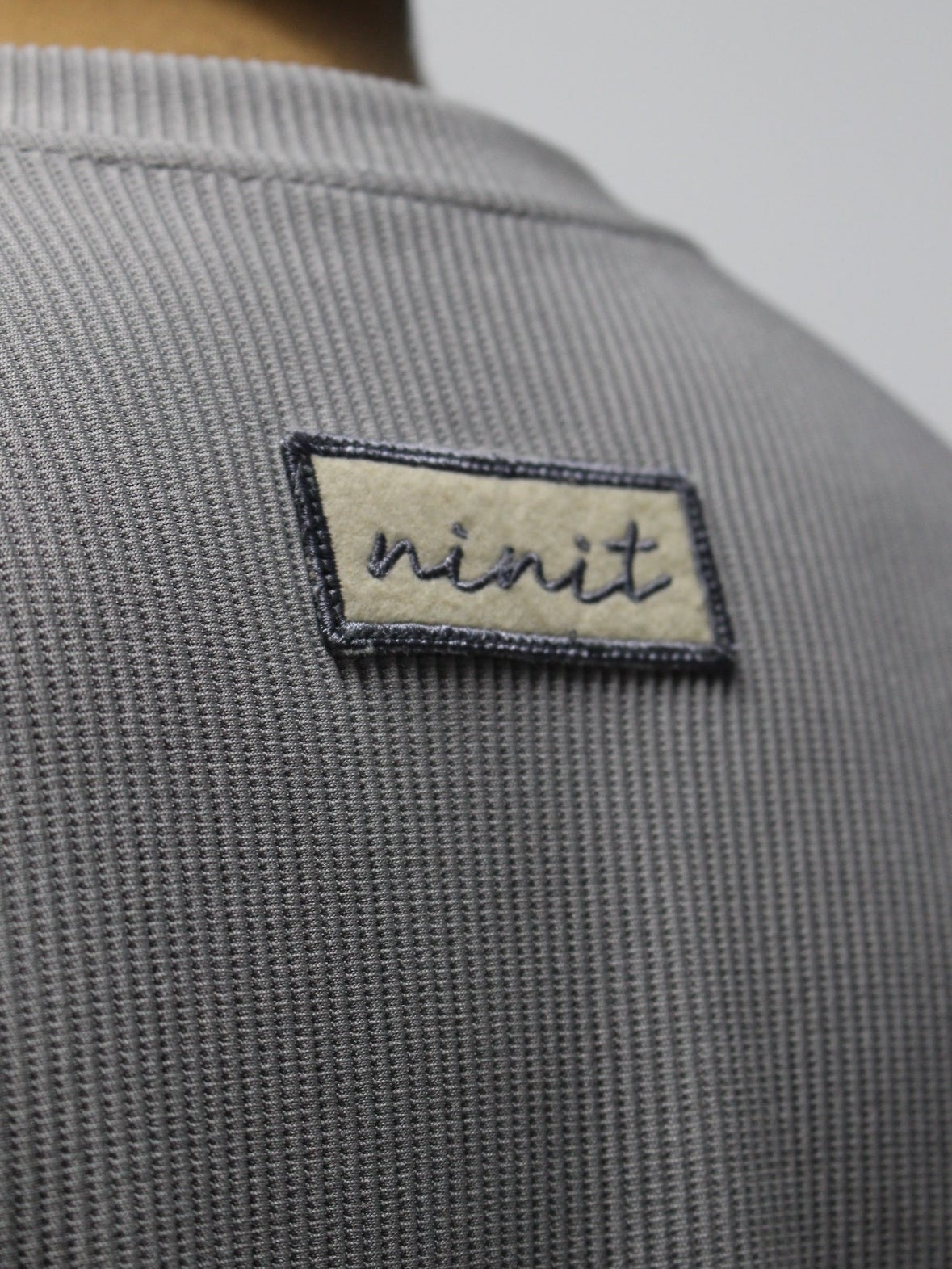 Grey Textured Tshirt