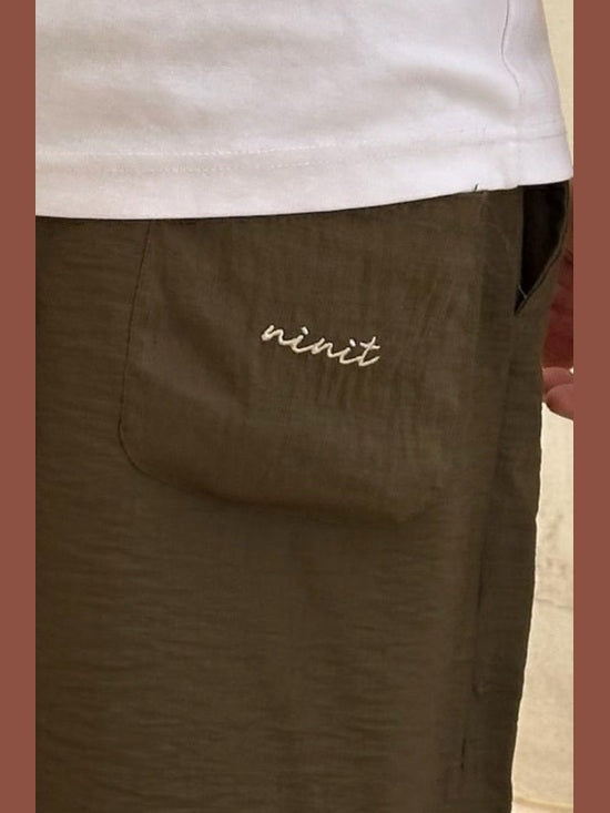 Olive Linen Pants